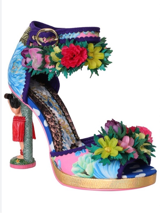 Irregular Choice Shoes - Tiki hula girl sandals
